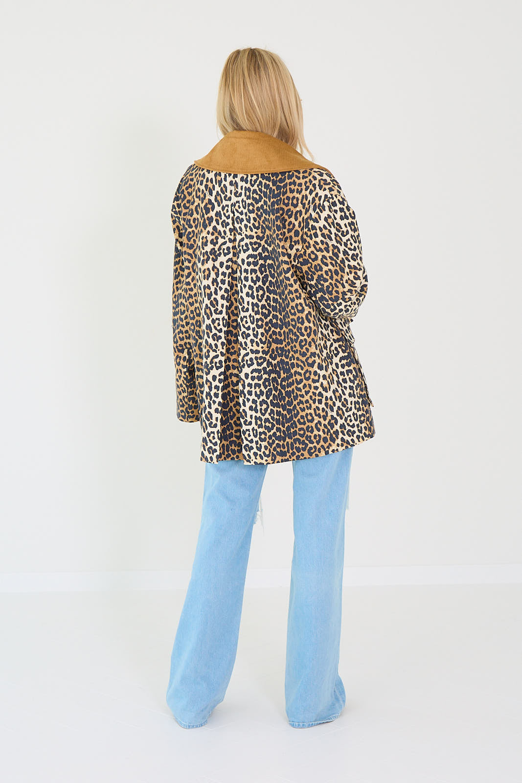 Ganni mantel leopard