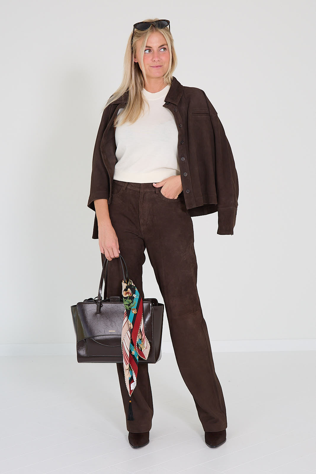 Oscar blouse bruin Nate