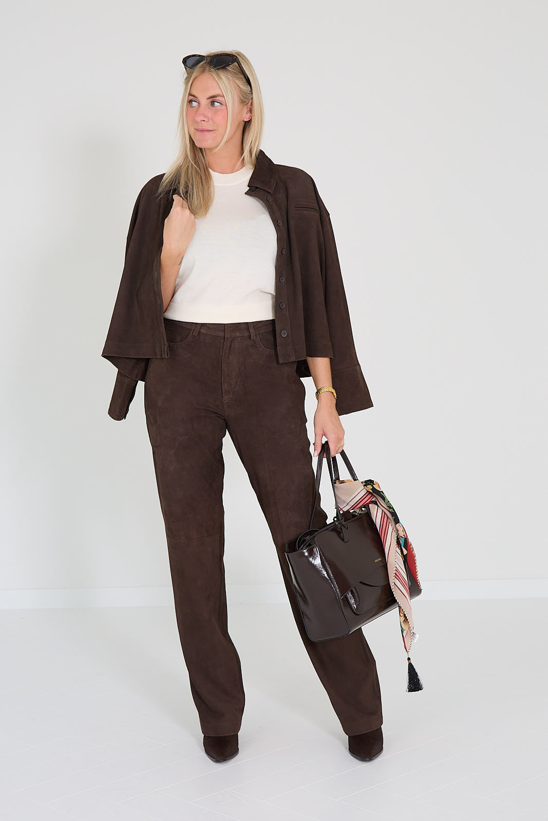 Oscar blouse bruin Nate