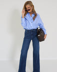 Bad habits blouse blauw Verona
