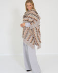 Missoni sjaal/poncho zigzag