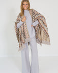 Missoni sjaal/poncho zigzag