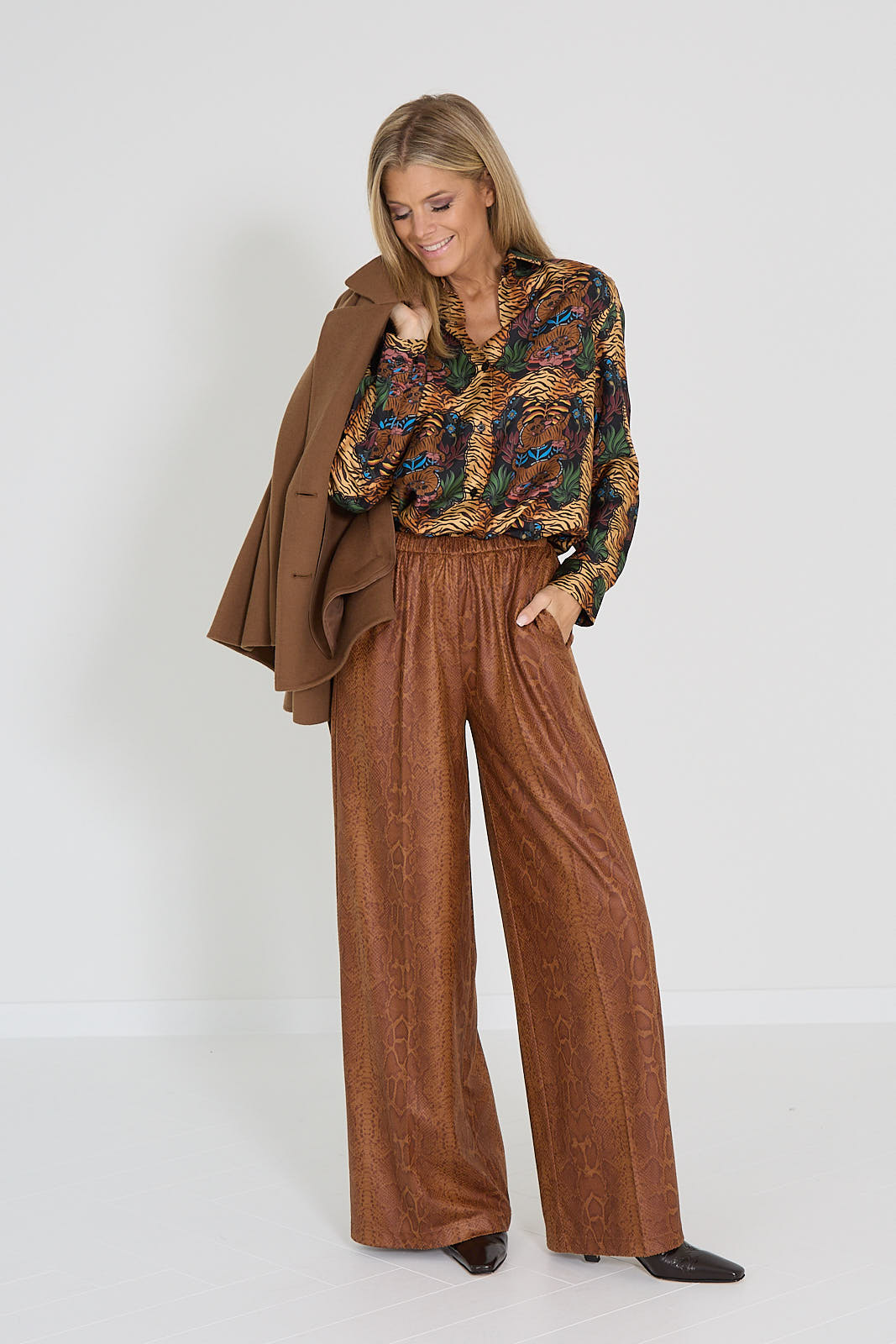 Forte forte broek noisette