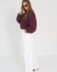 Rae pull bordeaux Anna