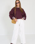 Rae pull bordeaux Anna