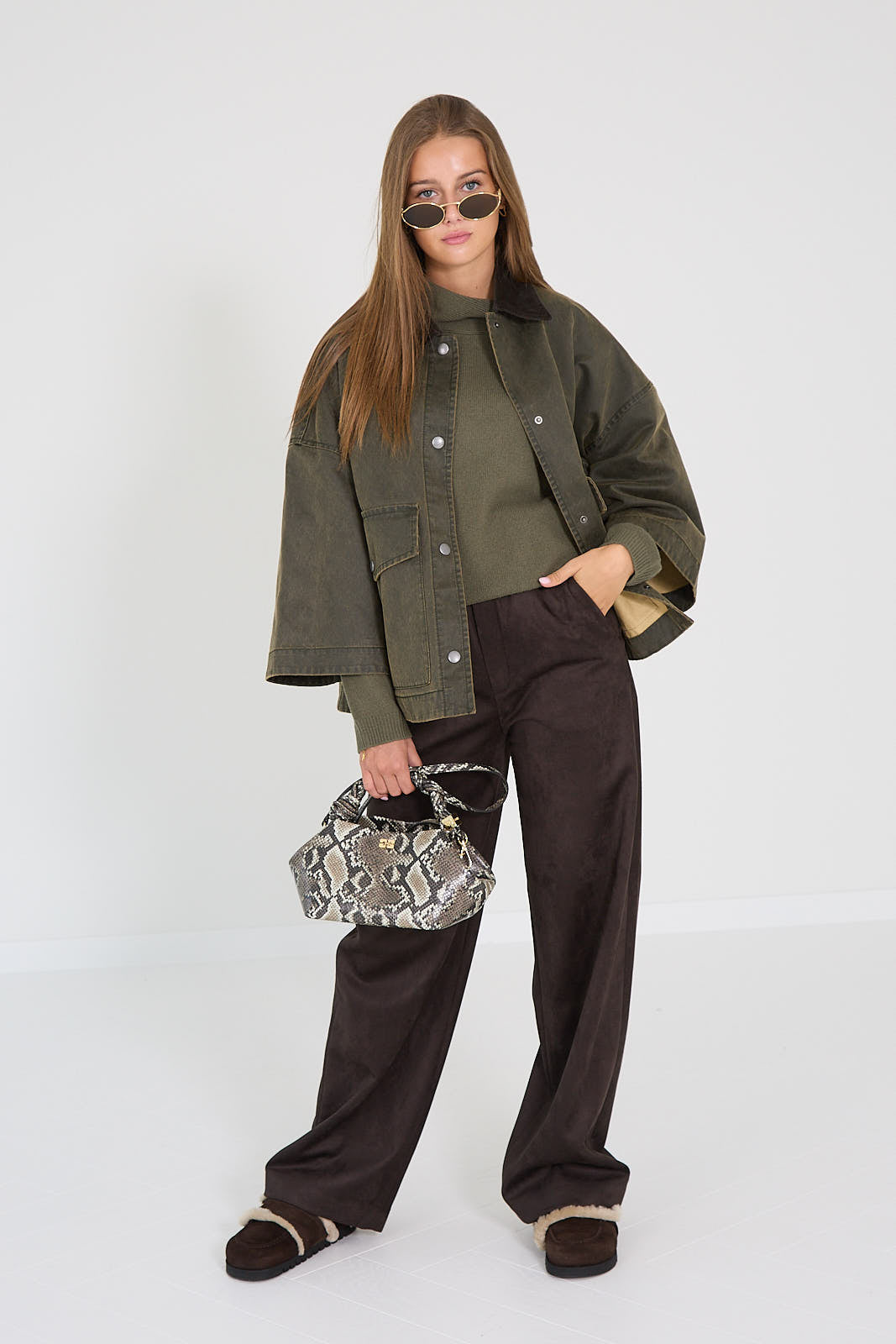 Drykorn Mantel Ans green