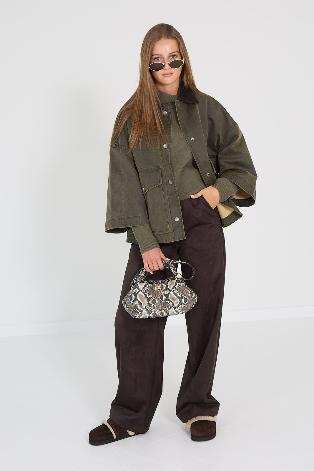 Drykorn Mantel Ans green