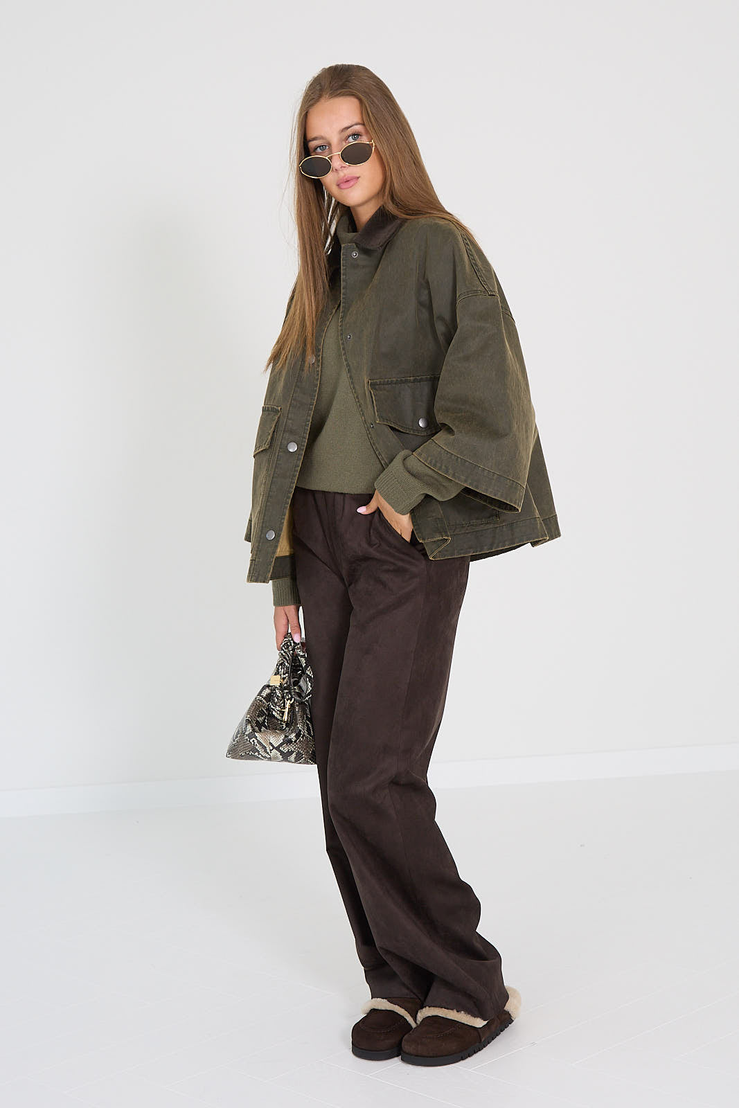 Drykorn Mantel Ans green