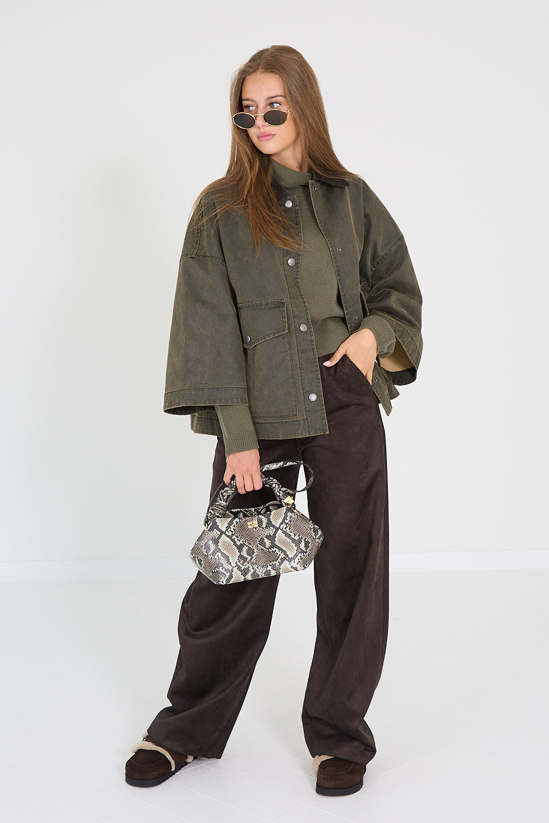 Drykorn Mantel Ans green