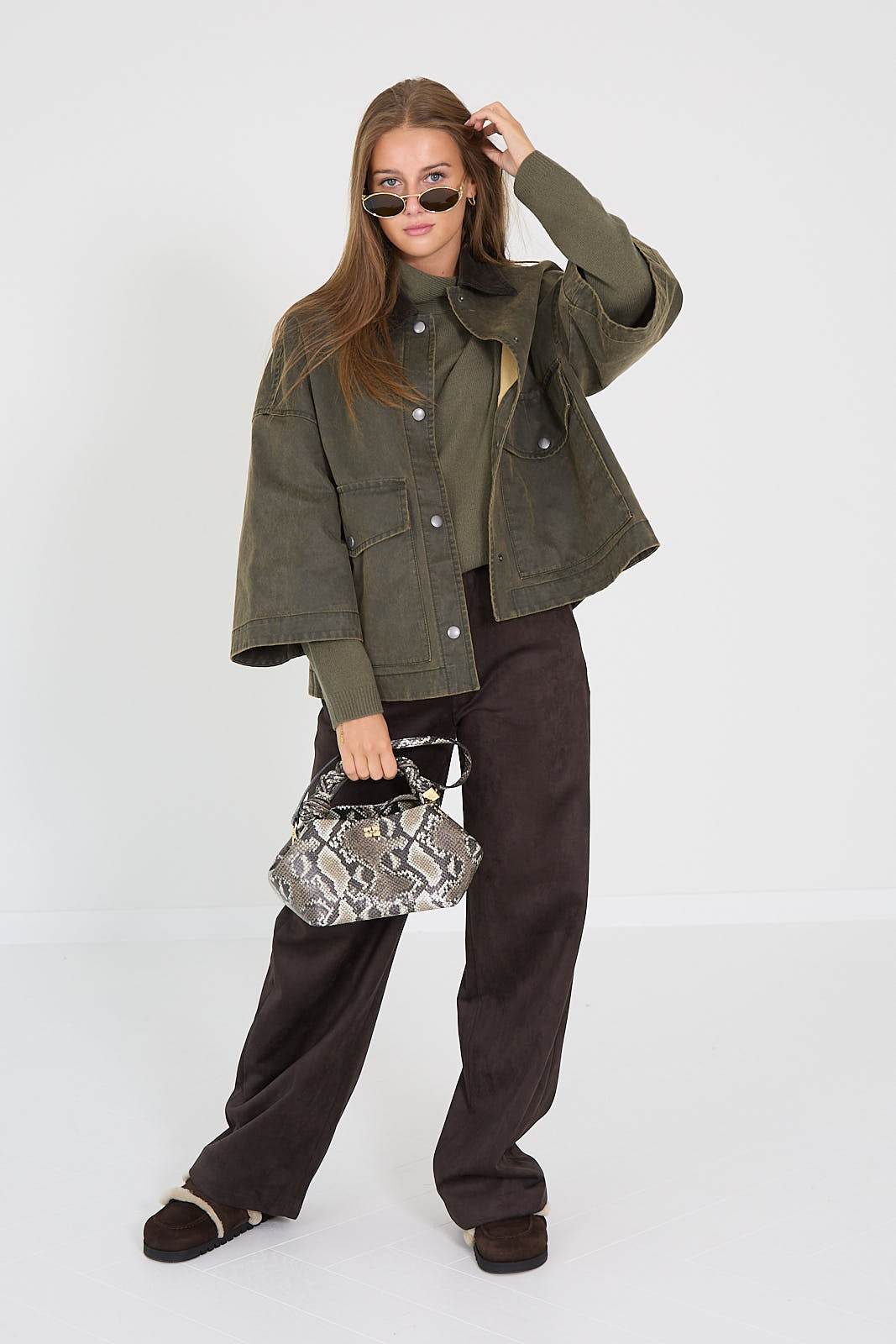 Drykorn Mantel Ans green