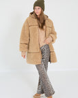 Ganni broek leopard