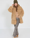 Ganni broek leopard
