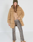 Ganni broek leopard