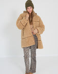 Ganni broek leopard