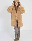 Ganni broek leopard