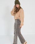 Ganni broek leopard