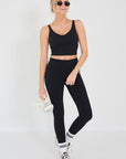 Mercer sport top zwart