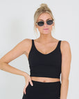 Mercer sport top zwart
