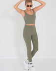 Mercer sport top kaki