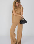 Lisa yang pull camel cashmere