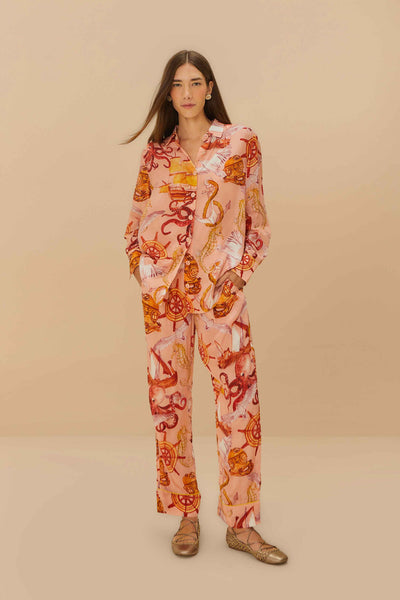 Farm Rio blouse print roze