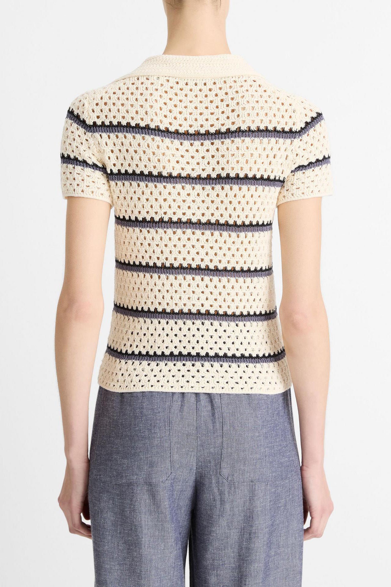 Vince polo gestreept