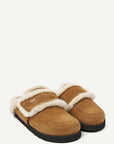 Nubikk slip ons suède camel