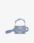 Ganni bag faded denim