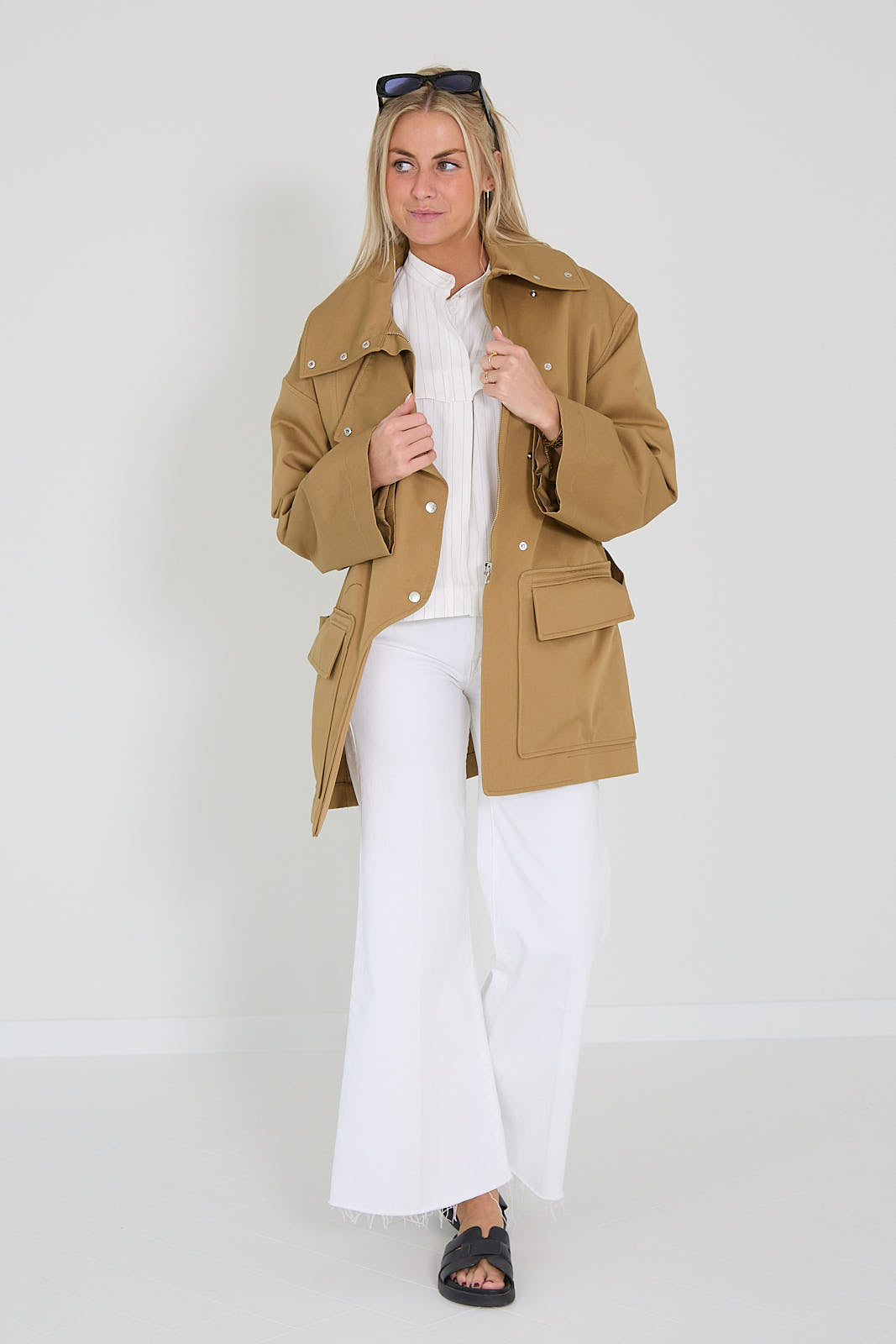 Margaux lonnberg vest Piper biscuit