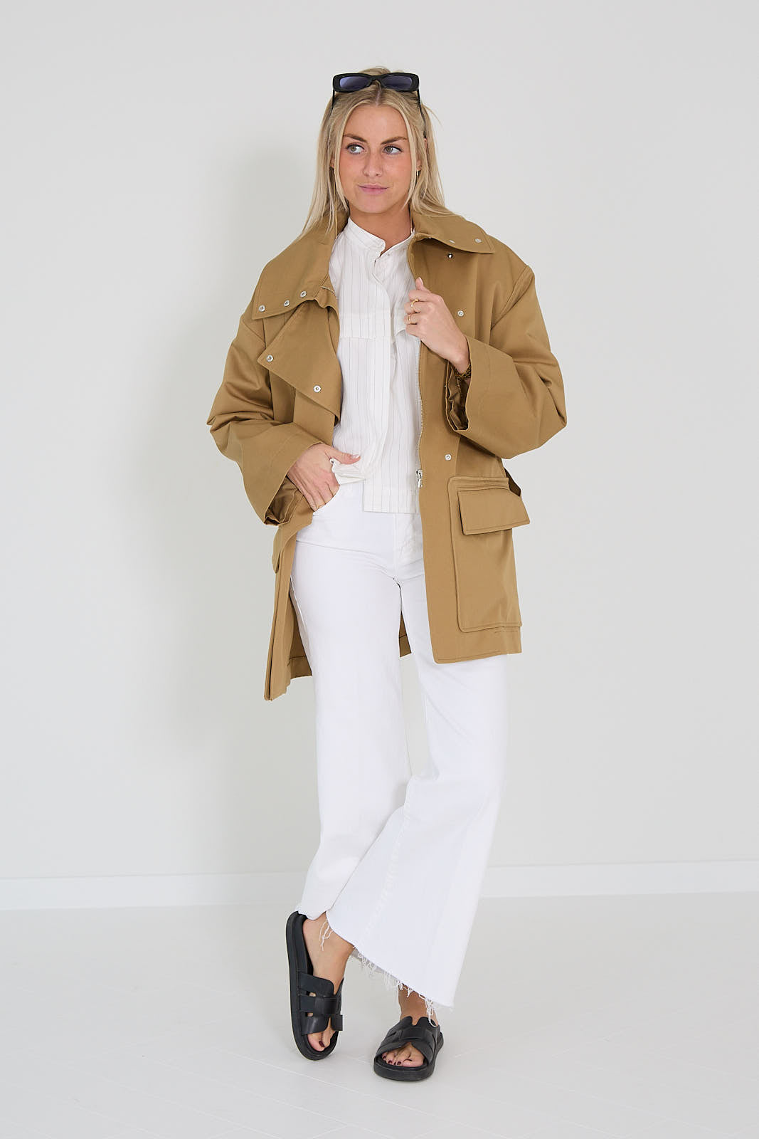 Margaux lonnberg vest Piper biscuit