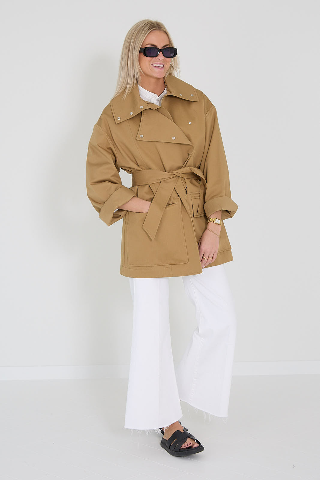 Margaux lonnberg vest Piper biscuit