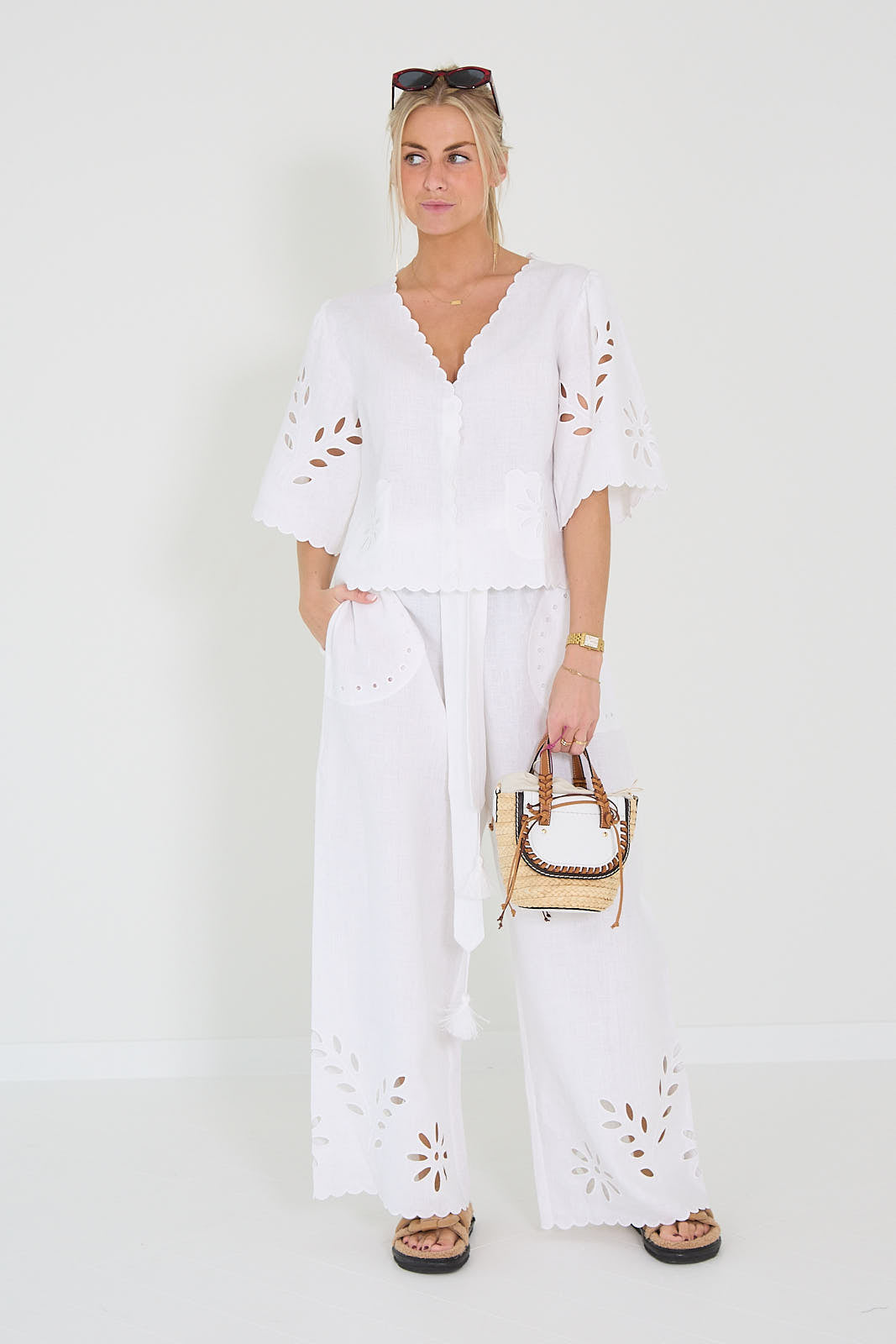 Sage and ivy broek Davina