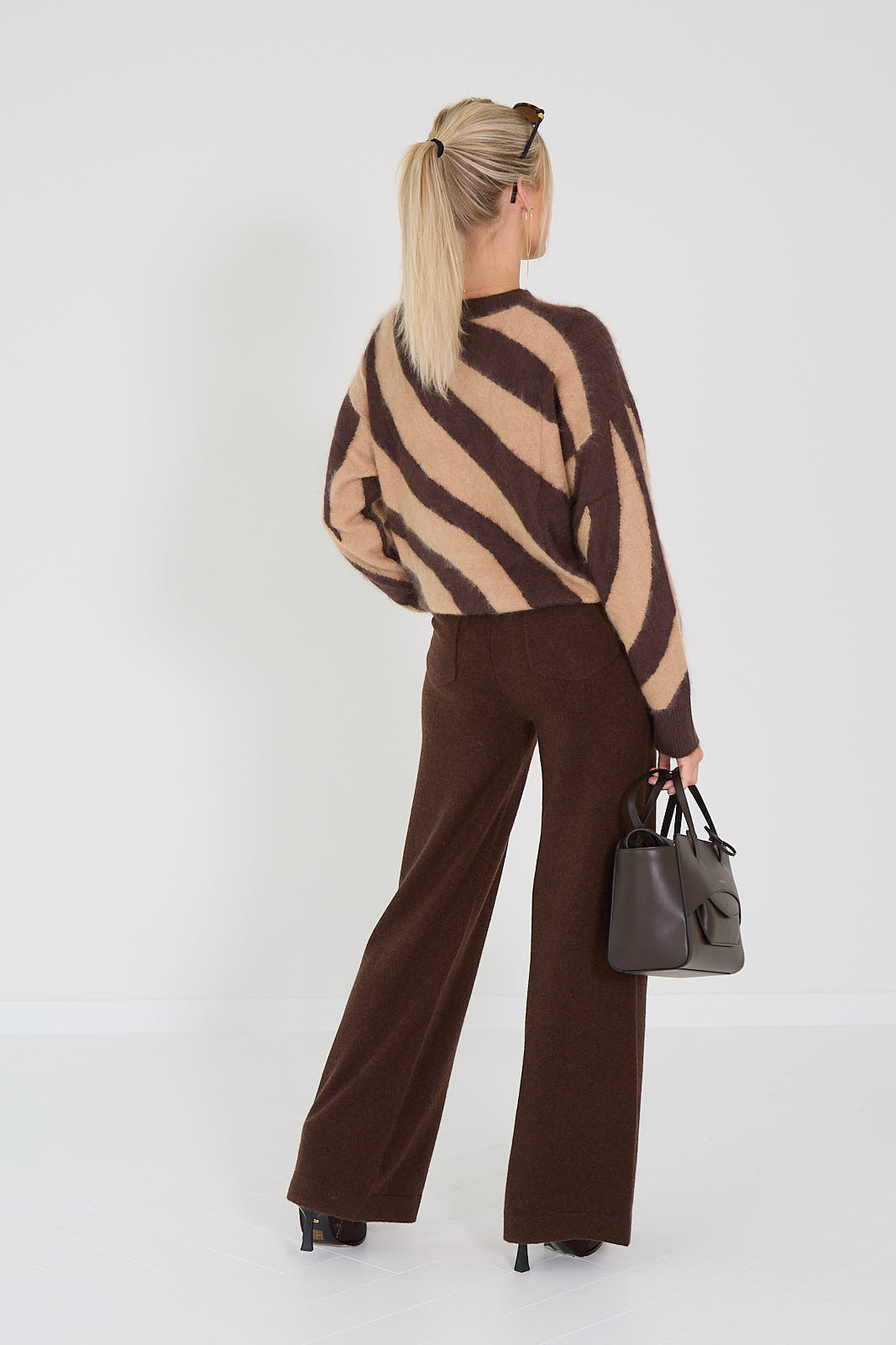 Absolut cashmere broek Ambra brownie