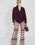Lisa yang pull bordeaux Heidi