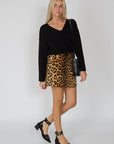 La reveuse rok dierenprint