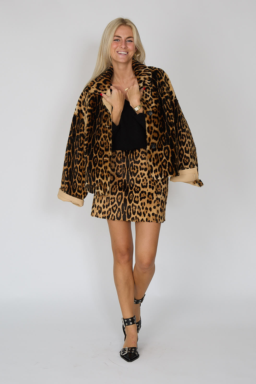 La reveuse rok dierenprint