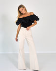 JEANS SUMMER LOVE PANTS ECRU