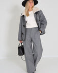 Liviana conti broek grijs Grigio