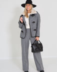 Liviana conti broek grijs Grigio