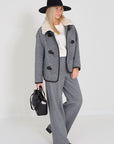 Liviana conti broek grijs Grigio