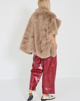 Alter ego mantel Elin taupe