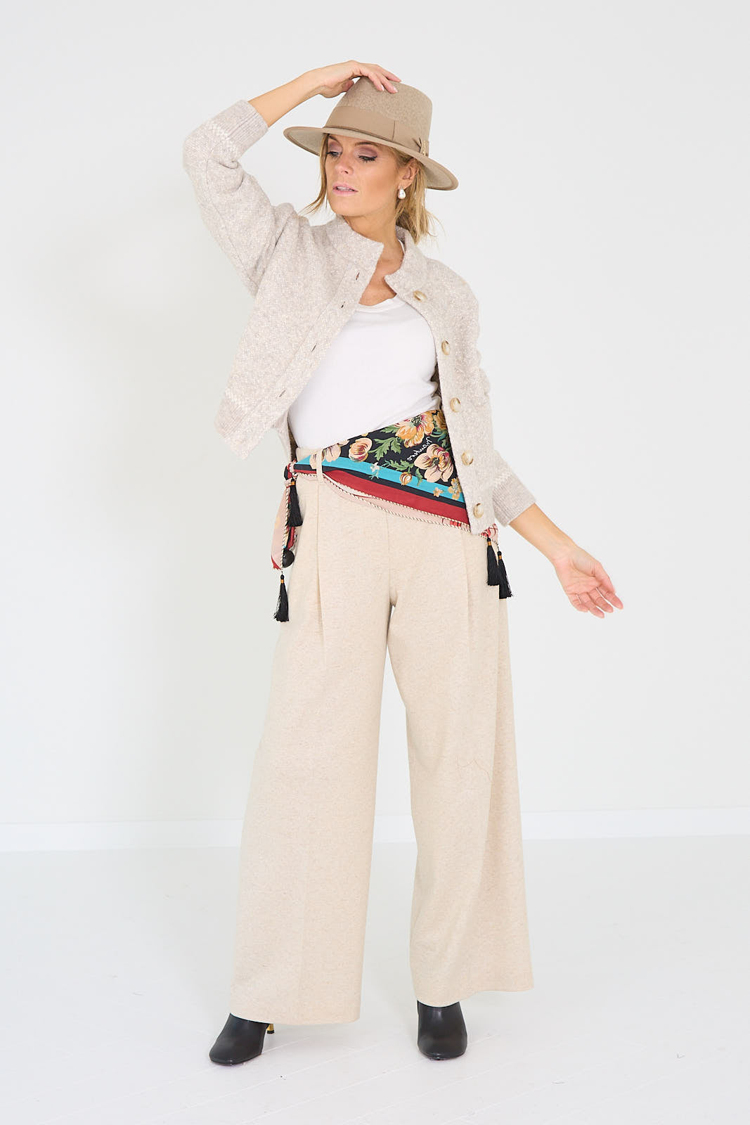 Anneclaire gilet ecru