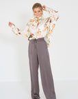 Riani broek bruin donker