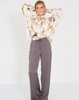 Riani broek bruin donker
