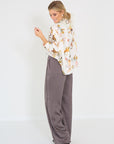 Riani broek bruin donker