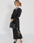 Dorothee schumache rok zwart bloemen