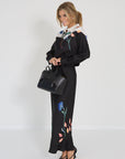 Dorothee schumache rok zwart bloemen