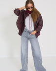 Alter ego mantel Bibi burgundy