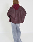 Alter ego mantel Bibi burgundy