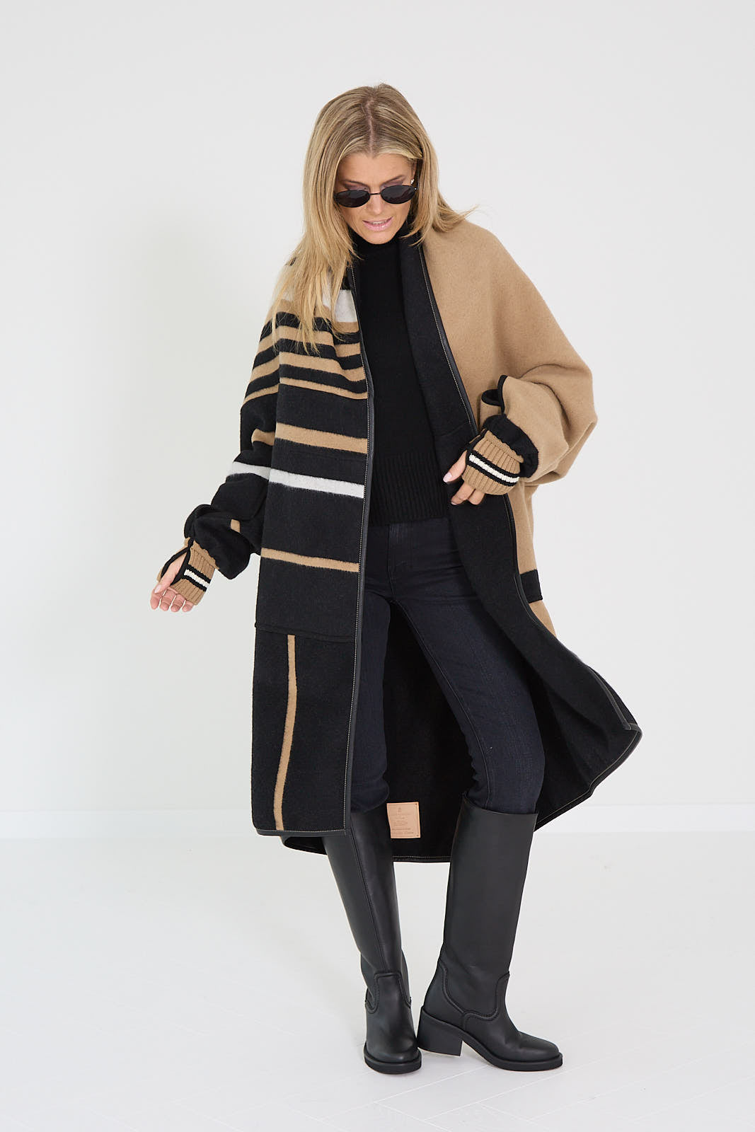 Mother jeans grijs donker